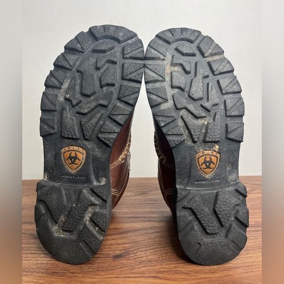 ARIAT Canyon Women’s size 7B Leather Lace Up Riding Work Boots Outdoors Hiking - Picture 10 of 13